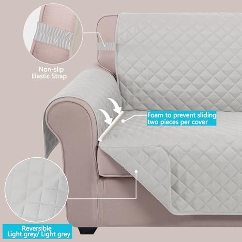 U-NICE HOME Reversible Sofa Cover Couch Cover - Image 3