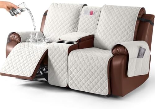 KinCam 100% Waterproof Loveseat Recliner Cover by KinCam