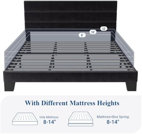 Allewie Cal King Size Platform Bed Frame - Image 7