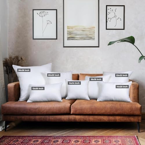 Utopia Bedding Throw Pillows, 14x14 Pillow Inserts - Image 2