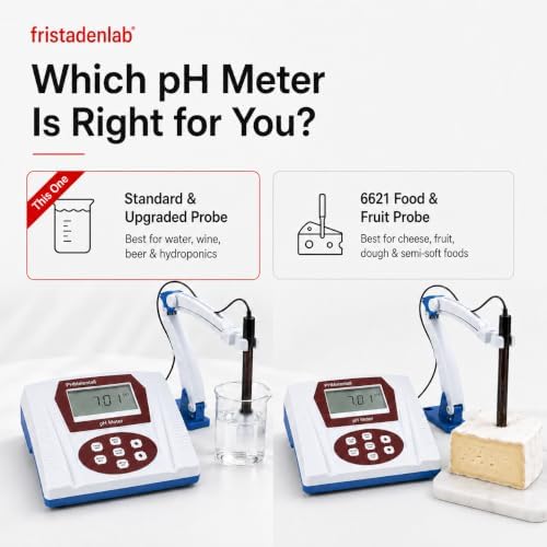 Fristaden Lab Upgraded pH Meter | Faster Response | Buffers Included - Image 5