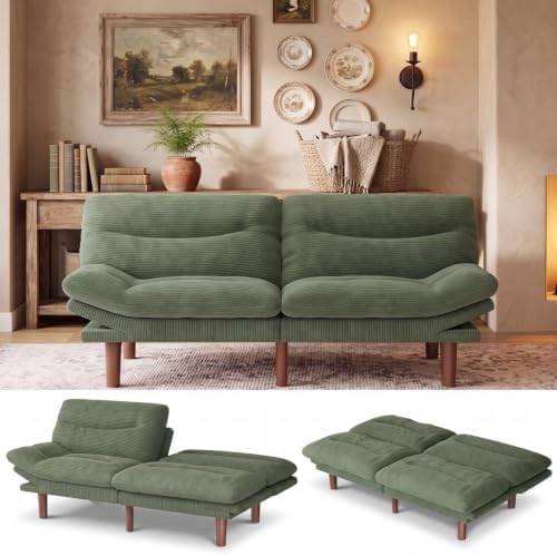 Marsail 75" Futon Sofa Bed, Futon Couch by Marsail