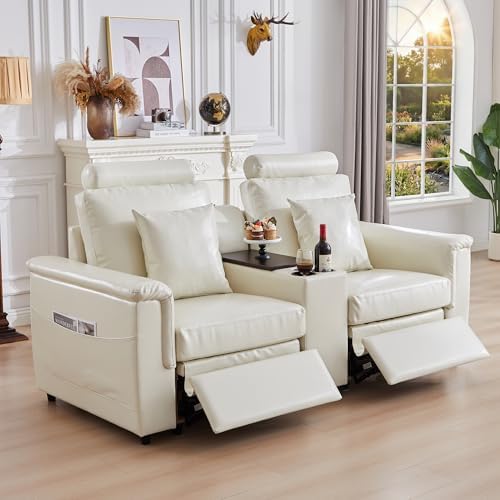 RARZOE 75.6'' Loveseat Power Recliner Sofa by RARZOE