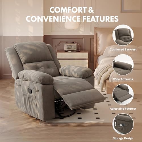 FLEXISPOT XRC2 360° Swivel Rocker Recliner Chair - Image 6