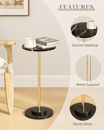Round Side Table, Small Drink Table - Image 6