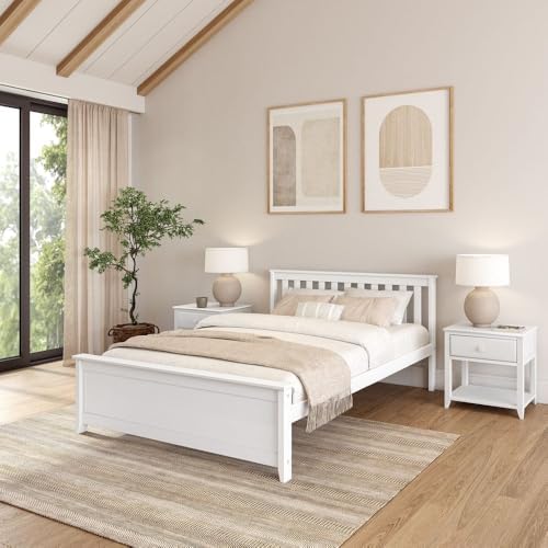 Plank+Beam Solid Wood Queen Bed Frame, Platform Bed by PlankBeam