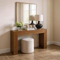 Plank+Beam Grand Console Table, 56 Inch, Pecan Wirebrush by PlankBeam