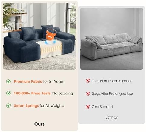 84" Modular Loveseat Couch - Image 5
