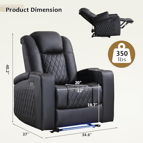 ANJ Home Theater Seating Power Recliner - Image 2