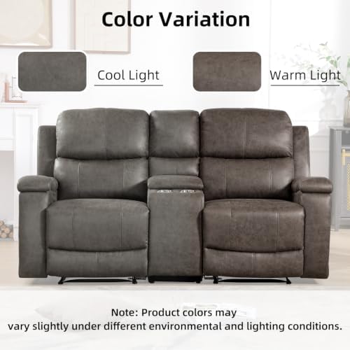 CANMOV Manual Reclining Loveseat Sofa - Image 7