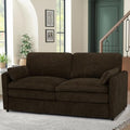 69” Chenille Love seat Sofa w/Arm Pillows by ACMEASE