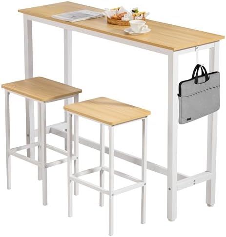 Finnhomy 52.7" Industrial Bar Table Set by Finnhomy