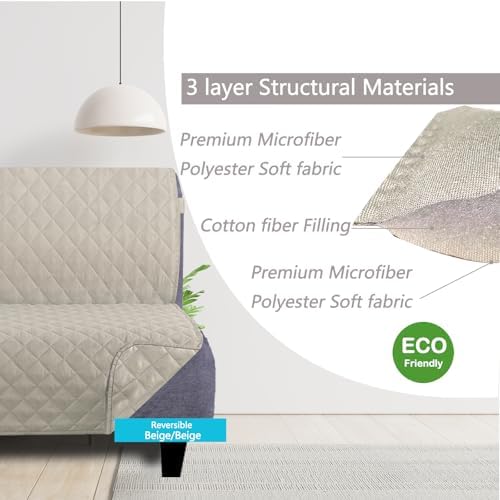 U-NICE HOME Futon Sofa Covers 68''Armless Couch Cover - Image 3