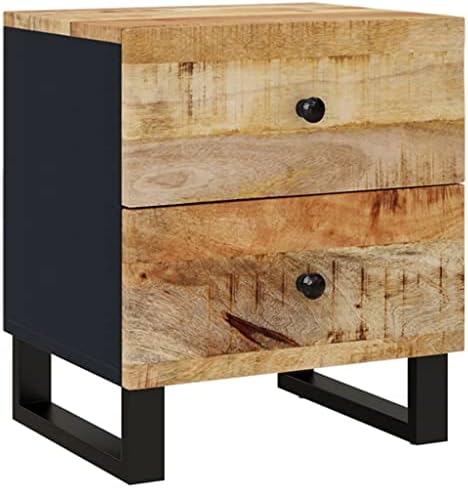 vidaXL Bedside Cabinet 15.7"x13"x18.1" Solid Wood Mango by vidaXL