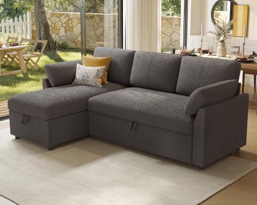 Sofa Bed, Sleeper Sofa with Storage, Pull Out Couch, L Shaped Sofa - Image 6