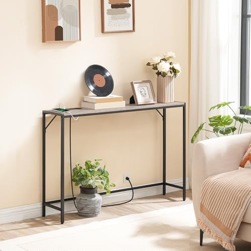 MAHANCRIS Console Table, Narrow Sofa Table, 43.7” Entrance Table - Image 2