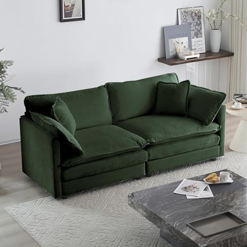 Tmsan 76.7" Deep Seat Loveseat Sofa Couch - Image 3