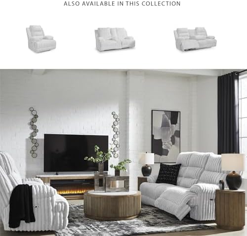 Signature Design by Ashley Power Reclining Sofa - Image 6