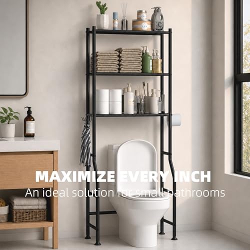 GloTika 3-Tier Over Toilet Storage - Image 4