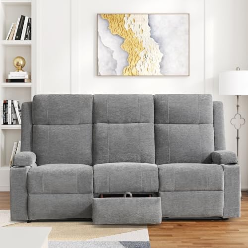 75'' Manual Reclining Sofa - Image 3