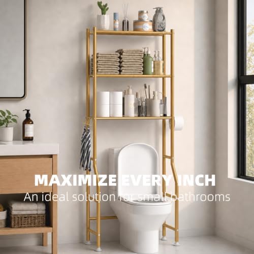 GloTika 3-Tier Over Toilet Storage - Image 3