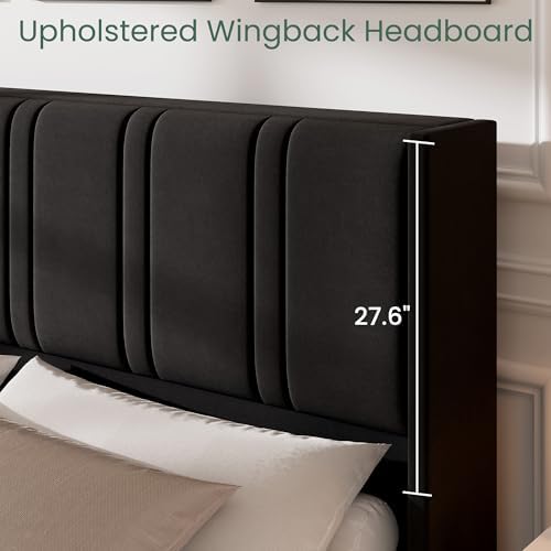 LARMACE Queen Upholstered Bed Frame - Image 4
