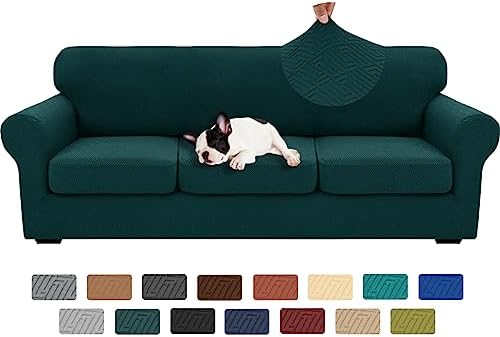 XINEAGE 4-Piece Stretch X-Large Sofa Cover, Washable Couch Covers by XINEAGE