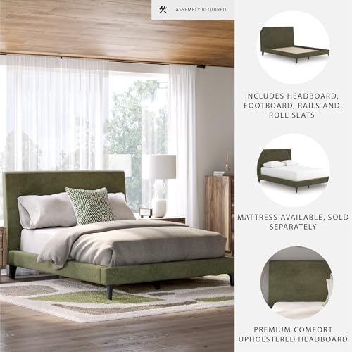 Signature Design by Ashley Darcalli Full Upholstered Bed Frame, No Box Spring - Image 4