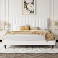 Allewie King Bed Frame/Velvet Upholstered Bed Frame by Allewie