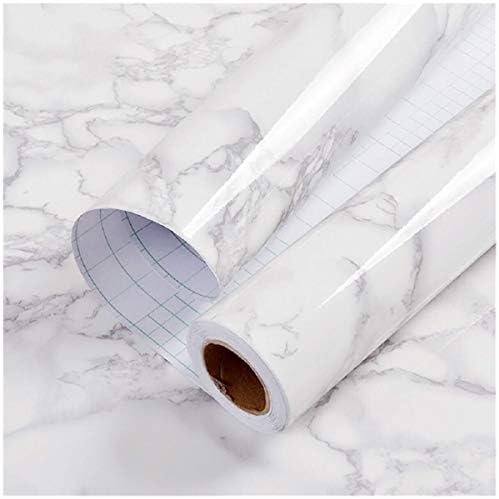 Marble Contact Paper White Peel and Stick Wallpaper by practicalWs