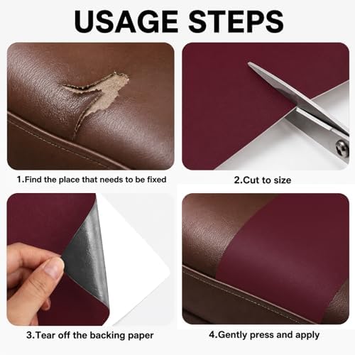 BSZHTECH Self Adhesive Leather Repair Patch Tape - Image 6