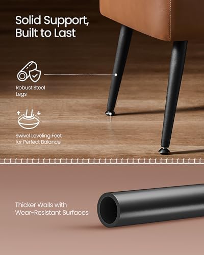 VASAGLE Storage Ottoman Bench, PU Leather, Steel Legs - Image 6