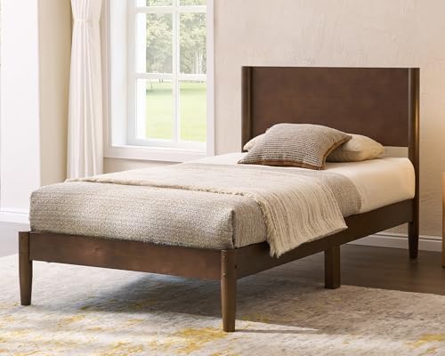 AMERLIFE Solid Wood Twin Bed Frame, Mid Century Bed by AMERLIFE