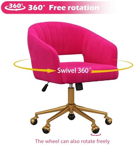 KCC Vanity Chair Velvet Desk Chair - Image 6
