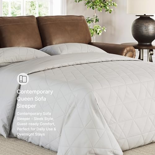 Signature Design by Ashley Chatterton Queen Sleeper Sofa Bed, Earth Brown - Image 6