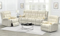 Dresegmt Recliner Sofa Set, Flip Middle Backrest Design PU Leather 3 Seater by Dresegmt