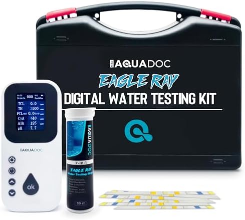 AquaDoc Eagle Ray Digital Water Test Kit by AquaDocSpaHotTubSupplies