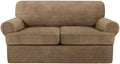 T Cushion Loveseat Slipcover 3 Pieces Sofa Covers by Jcones