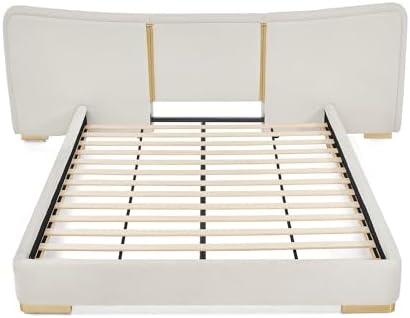 Queen Size Upholstered Bed Frame - Image 4