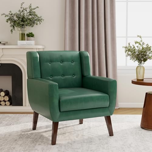Accent Chair, Upholstered Armchair in PU Leather - Image 3