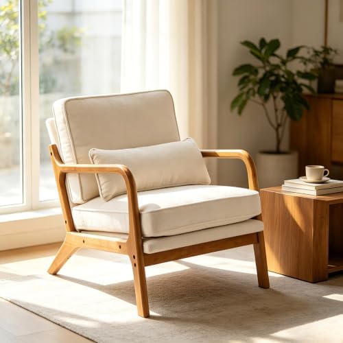 Karl home Mid-Century Modern Accent Reading Chair by Karlhome