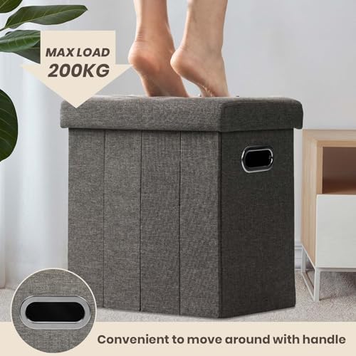 COSYLAND Ottoman with Storage Collapsible - Image 6