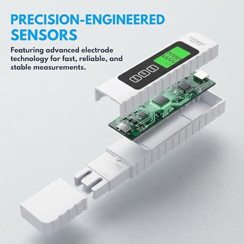 TDS Meter Digital Water Tester 4 in 1 TDS EC & Temperature Meter, 0-9999 ppm - Image 5