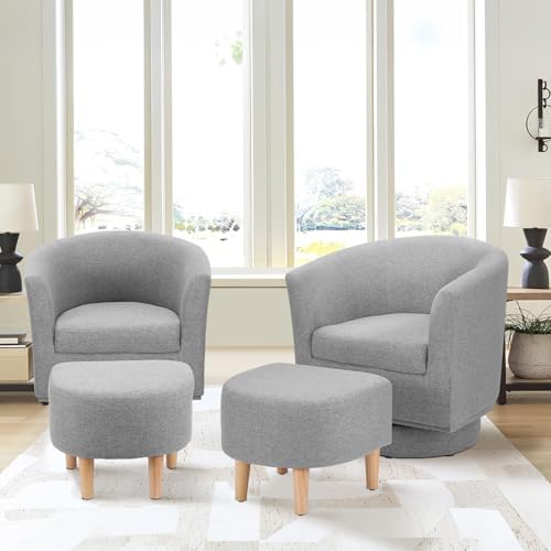 DAZONE Swivel Accent Chair Set of 2 by DAZONE