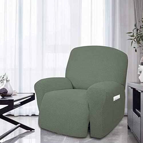 Easy-Going 4 Pieces Oversized Recliner Stretch Sofa Slipcover Sofa Cover - Image 2