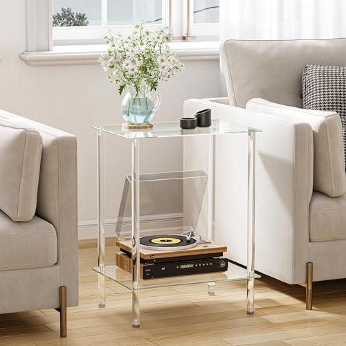 2-Tier Tempered Glass Side Tables - Image 6
