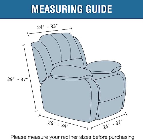 H.VERSAILTEX Stretch Recliner Slipcovers Recliner Chair Cover Sofa Furniture - Image 2