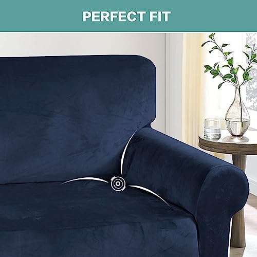 Turquoize Velvet Couch Covers Sofa Covers - Image 4
