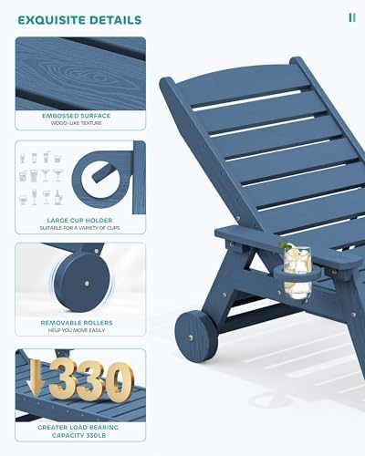 SERWALL HDPE Outdoor Lounge Chair - Image 5