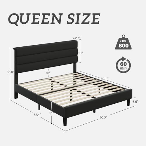 Fluest Queen Bed Frame, Platform Bed Frame - Image 2